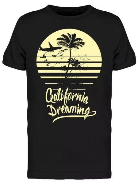 california dreaming summer tee men's -image by shutterstock, White;black
california dreaming summer tee men's -image by shutterstock, White;black