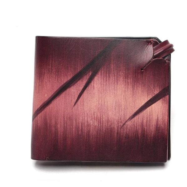 wallets limited edition collector's leather wallet original design dip dye genuine card holder purse, Red;black
wallets limited edition collector's leather wallet original design dip dye genuine card holder purse, Red;black