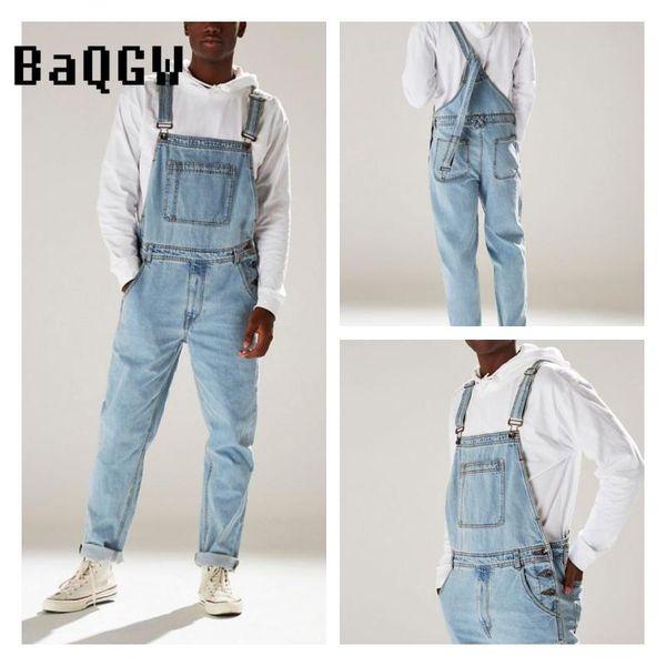men's jeans summer denim overall for men pocket high street hip hop overalls waist full length trousers jumpsuit plus size, Blue
men's jeans summer denim overall for men pocket high street hip hop overalls waist full length trousers jumpsuit plus size, Blue