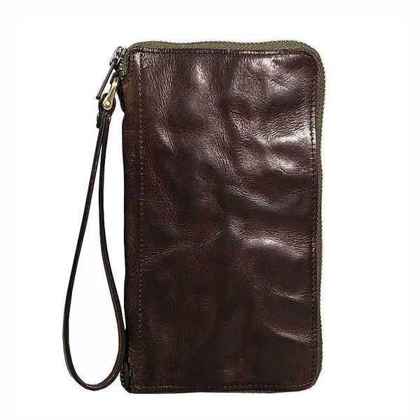 wallets genuine leather retro men wrinkle hand colored large clutch bags multifunction zipper purse wallet card holder wristlets1, Red;black
wallets genuine leather retro men wrinkle hand colored large clutch bags multifunction zipper purse wallet card holder wristlets1, Red;black