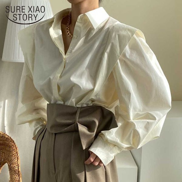 korean chic blouse women cotton shirt ladies plus size fashion loose long sleeve apricot blouses and shirts blusas 12488 210528, White
korean chic blouse women cotton shirt ladies plus size fashion loose long sleeve apricot blouses and shirts blusas 12488 210528, White