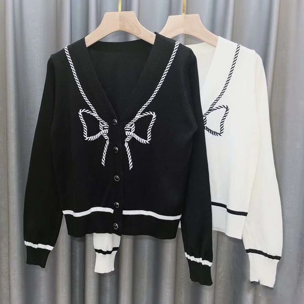women's knits & tees cmazcmazwomen's bowknot embroidered cardigan autumn and winter sweaters outer iamb, White
women's knits & tees cmazcmazwomen's bowknot embroidered cardigan autumn and winter sweaters outer iamb, White