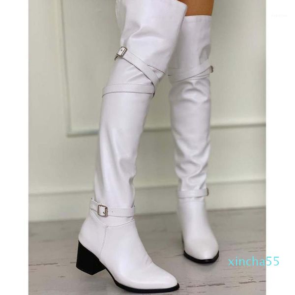 boots women shoes solid buckle non-slip knee high fashion chunky design spring autumn boots, Black
boots women shoes solid buckle non-slip knee high fashion chunky design spring autumn boots, Black