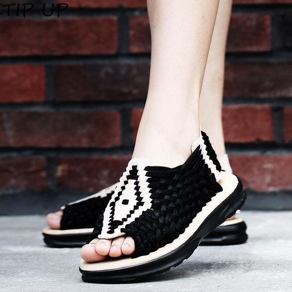 summer women sandals for fashion outdoor casual shoes lightweight breathable handmade weave beach flat, Black
summer women sandals for fashion outdoor casual shoes lightweight breathable handmade weave beach flat, Black