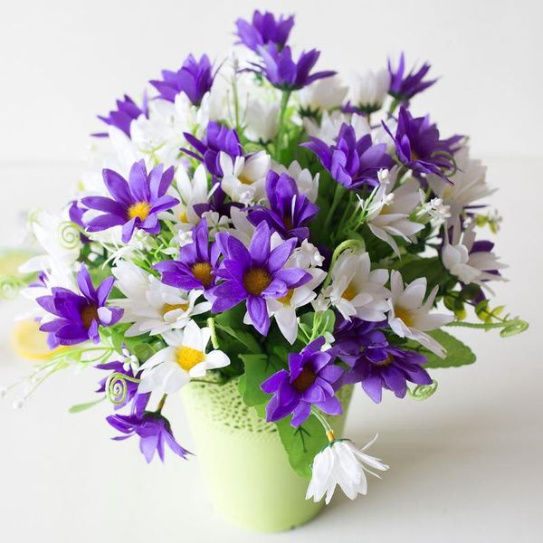 artificial plants 12 heads flower fake silk daisy hydrangea for living room decoration home decor floral decorative flowers & wreaths
artificial plants 12 heads flower fake silk daisy hydrangea for living room decoration home decor floral decorative flowers & wreaths