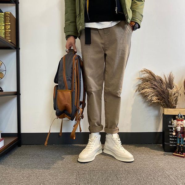 autumn and winter youth washed harem pants sanding trend fashion casual mid waist trousers black / khaki men's
autumn and winter youth washed harem pants sanding trend fashion casual mid waist trousers black / khaki men's