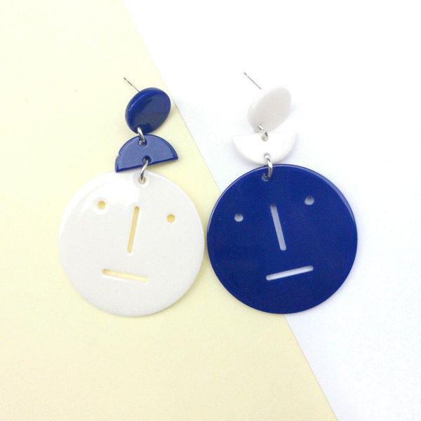 face earrings 2021 punk blue white abstract human unique design party acrylic dangle for women & chandelier, Silver
face earrings 2021 punk blue white abstract human unique design party acrylic dangle for women & chandelier, Silver