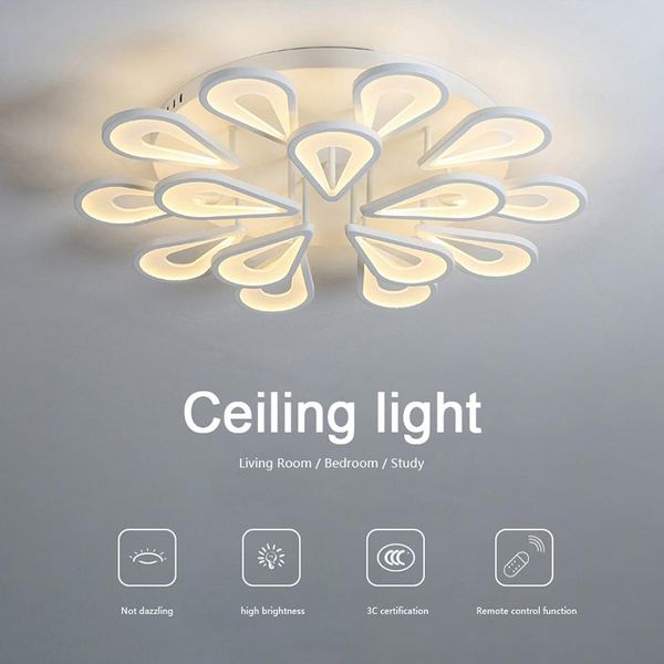 ceiling lights modern bedroom warm and romantic room light led living remote control function
ceiling lights modern bedroom warm and romantic room light led living remote control function