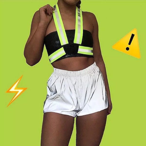 yoga outfits women fashiona luminous reflective booty shorts club party dance costume wear, White;red
yoga outfits women fashiona luminous reflective booty shorts club party dance costume wear, White;red