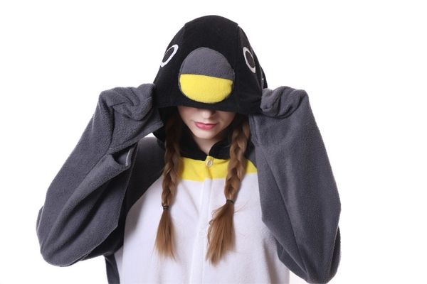 hksng new animal grey penguin onesie kigurumi pajamas gray cartoon fleece costumes jumpsuits christmas gift for women men, Black;white
hksng new animal grey penguin onesie kigurumi pajamas gray cartoon fleece costumes jumpsuits christmas gift for women men, Black;white