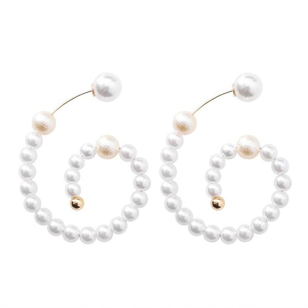 korea fashion simple size pearl beads before and after wearing geometric circle hoop earrings women wedding bridal ear jewelry charm, Golden
korea fashion simple size pearl beads before and after wearing geometric circle hoop earrings women wedding bridal ear jewelry charm, Golden