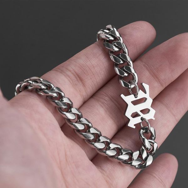 chains fashion personality cuba necklace titanium steel cuban link not fade letter chain necklaces men hip hop jewelry gift, Silver
chains fashion personality cuba necklace titanium steel cuban link not fade letter chain necklaces men hip hop jewelry gift, Silver