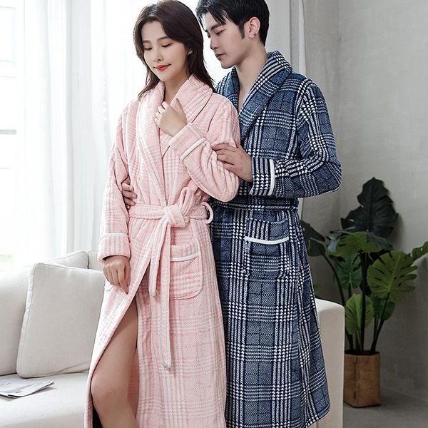 women's sleepwear warm long sleeve nightgown nightwear coral fleece kimono robe gown lovers men&women flannel soft casual home wear, Black;red
women's sleepwear warm long sleeve nightgown nightwear coral fleece kimono robe gown lovers men&women flannel soft casual home wear, Black;red