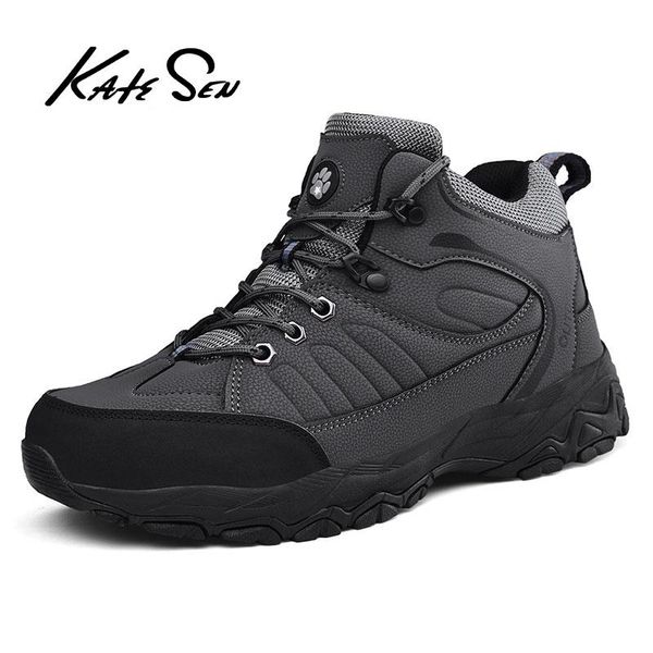 boots brand winter men's waterproof ankle warm plush men snow outdoor safety shoes non-slip hiking size 39-48, Black
boots brand winter men's waterproof ankle warm plush men snow outdoor safety shoes non-slip hiking size 39-48, Black