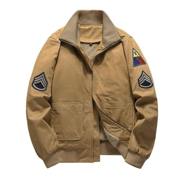 men's jackets mens men military flight pilot bomber battle jacket outdoor classics tooling casual, Black;brown
men's jackets mens men military flight pilot bomber battle jacket outdoor classics tooling casual, Black;brown
