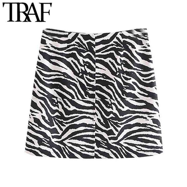 women chic fashion zebra print mini skirt vintage high waist side zipper animal pattern female skirts mujer 210507, Black
women chic fashion zebra print mini skirt vintage high waist side zipper animal pattern female skirts mujer 210507, Black