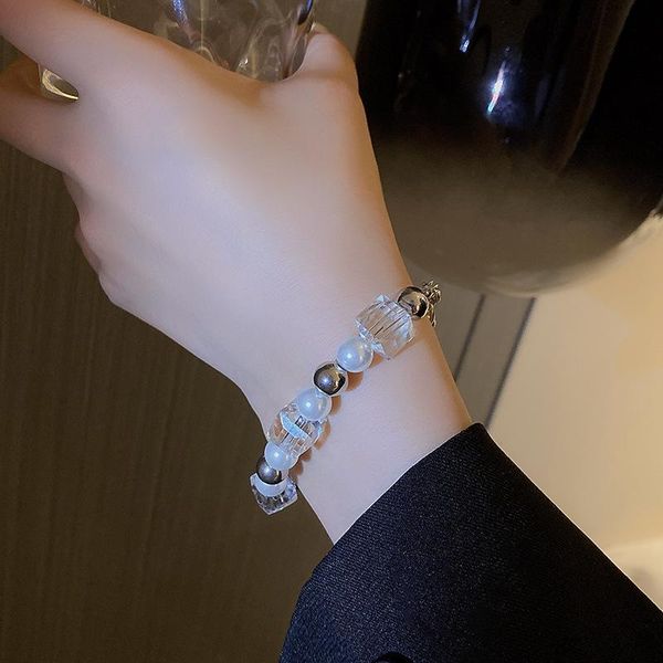 beaded, strands geometric cube crystal rhinestone pearl strand bracelets for women statement female jewelry gifts, Black
beaded, strands geometric cube crystal rhinestone pearl strand bracelets for women statement female jewelry gifts, Black