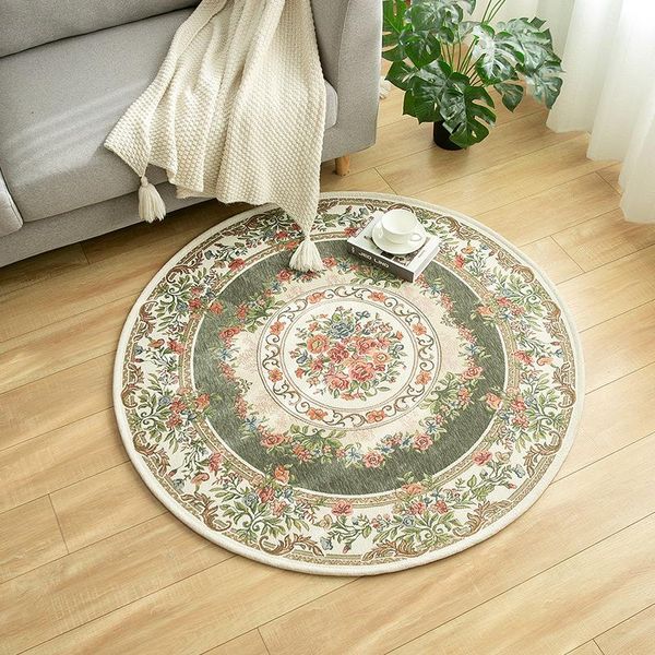 carpets vintage countryside carpet round 120cm turkey tapis salon for home computer chair mat nonslip europe luxury bedroom decor
carpets vintage countryside carpet round 120cm turkey tapis salon for home computer chair mat nonslip europe luxury bedroom decor