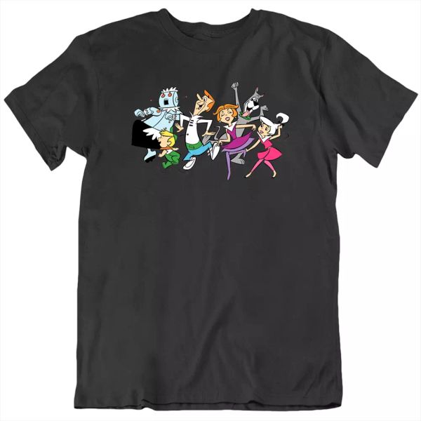 the jetsons, tee cartoon tv show vintage retro classic for fans men t shirt new, White;black
the jetsons, tee cartoon tv show vintage retro classic for fans men t shirt new, White;black