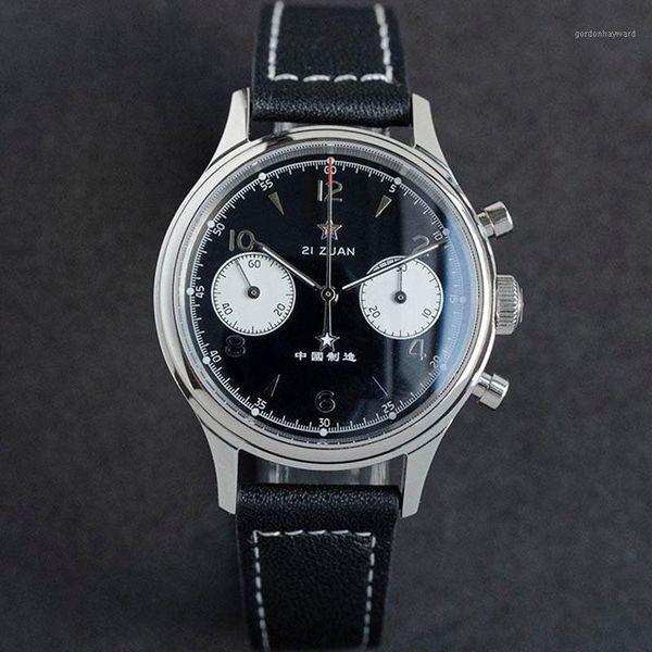 38mm china aviation chronograph mechanical watches seagull 1963 st1901 movement sapphire waterproof luminous limited edition wristwatches, Slivery;brown
38mm china aviation chronograph mechanical watches seagull 1963 st1901 movement sapphire waterproof luminous limited edition wristwatches, Slivery;brown