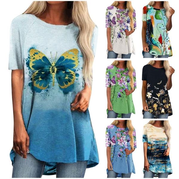 women's t-shirt summer fashion casual printed short sleeve o-neck pullover harajuku streetwear camisetas verano mujer, White
women's t-shirt summer fashion casual printed short sleeve o-neck pullover harajuku streetwear camisetas verano mujer, White