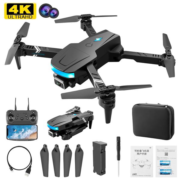 RC Drone 4K HD WIFI FPV Dual Camera With Wide Angle Quadcopter Air Pressure Altitude Hold Foldable LED Dron Mobile Gift Toy, No camera 1b
RC Drone 4K HD WIFI FPV Dual Camera With Wide Angle Quadcopter Air Pressure Altitude Hold Foldable LED Dron Mobile Gift Toy, No camera 1b