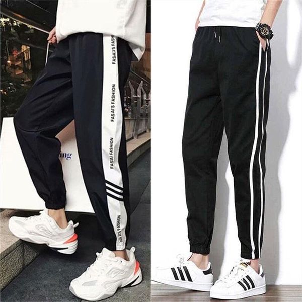men's pants autumn casual korean version trend student harlan sports leggings versatile slim fit personality capris, Black
men's pants autumn casual korean version trend student harlan sports leggings versatile slim fit personality capris, Black