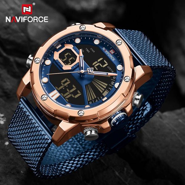 wristwatches naviforce fashion luxury watches for men digital chronograph sports quartz wrist watch military mesh steel band waterproof cloc, Slivery;brown
wristwatches naviforce fashion luxury watches for men digital chronograph sports quartz wrist watch military mesh steel band waterproof cloc, Slivery;brown