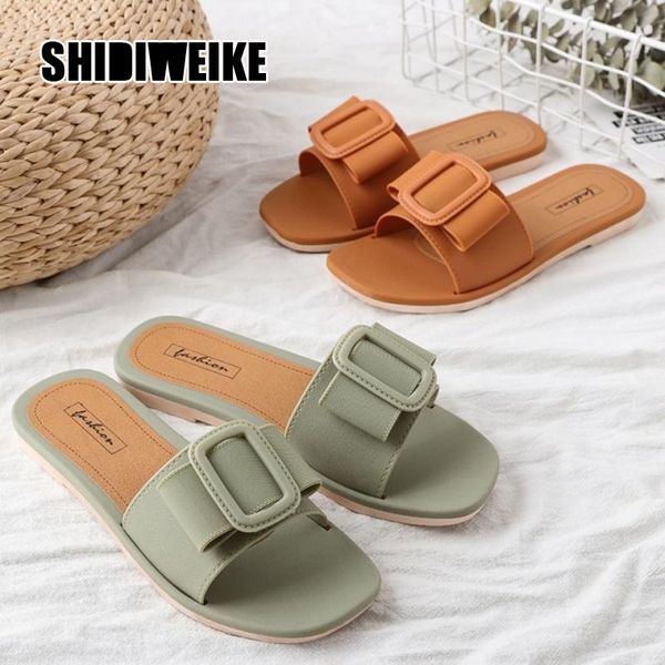 2021 summer new women slippers fashion upper buckle decoration flat heel fashion elegant beach outdoor slides vb215, Black
2021 summer new women slippers fashion upper buckle decoration flat heel fashion elegant beach outdoor slides vb215, Black