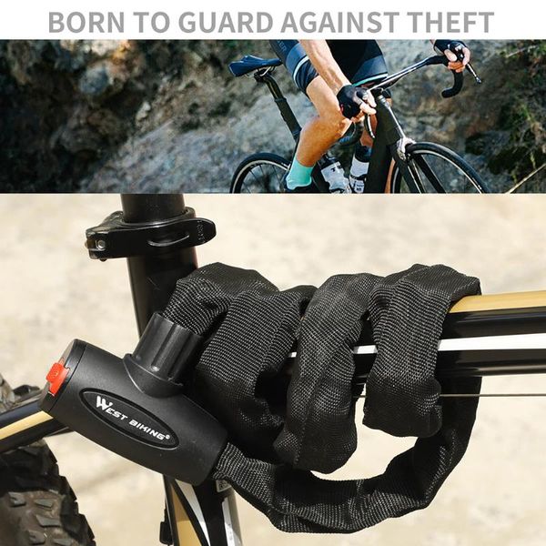 bike locks west biking anti-theft lock bicycle mtb motorcycle with 2 keys portable cycling road accessories tools
bike locks west biking anti-theft lock bicycle mtb motorcycle with 2 keys portable cycling road accessories tools