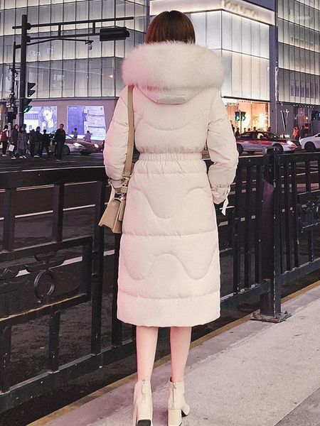 women's down & parkas long winter jacket women hooded big fur collar coats jackets warm woman parka korean 2021 kj32821, Black
women's down & parkas long winter jacket women hooded big fur collar coats jackets warm woman parka korean 2021 kj32821, Black