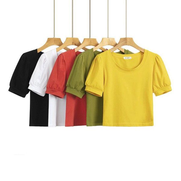 women's t-shirt 2021 cotton t-shirts short sleeves solid color t shirt for female vintage summer slim streetwear woman tshirt, White
women's t-shirt 2021 cotton t-shirts short sleeves solid color t shirt for female vintage summer slim streetwear woman tshirt, White