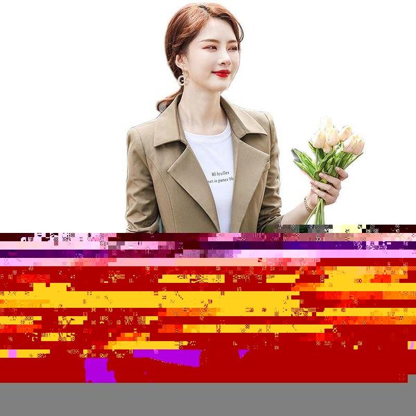 women's suits & blazers korean autumn sports jacket oversized clothing plaid office spring, White;black
women's suits & blazers korean autumn sports jacket oversized clothing plaid office spring, White;black