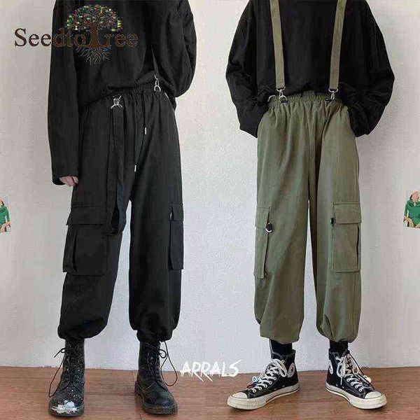 solid color men casual pants overall loose straight leg cross ankle length cargo 0124, Black
solid color men casual pants overall loose straight leg cross ankle length cargo 0124, Black