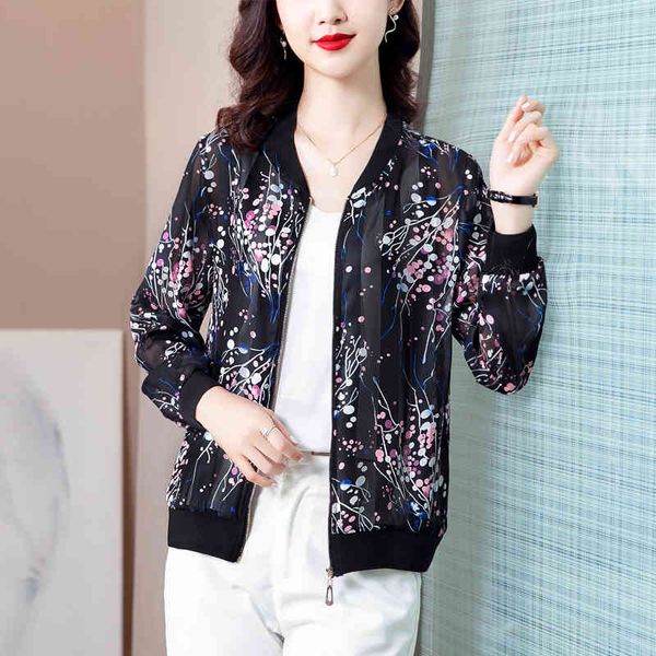 mother's early printed young short coat women's spring and 2021 new autumn baseball et, Black;brown
mother's early printed young short coat women's spring and 2021 new autumn baseball et, Black;brown