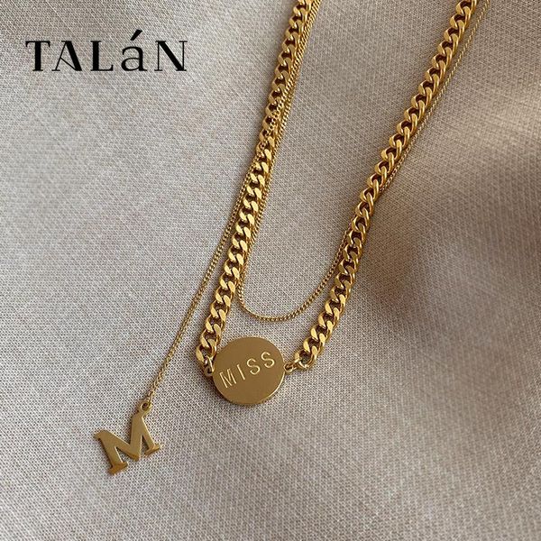 fashion titanium steel pendant necklace for women gold or silver color chain double necklaces web celebrity jewelry gift
fashion titanium steel pendant necklace for women gold or silver color chain double necklaces web celebrity jewelry gift