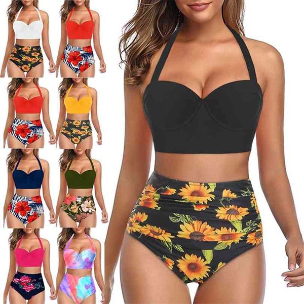 fashion print dot bikini set women two piece swimsuit plus size swimwear beach wear backless tight swim bathing suit 210728, White;black
fashion print dot bikini set women two piece swimsuit plus size swimwear beach wear backless tight swim bathing suit 210728, White;black