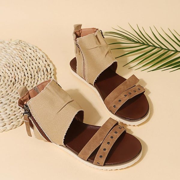 sandals 2021 spring and summer plus size ladies flat breathable sports khaki shoe women's mid-roman style, Black
sandals 2021 spring and summer plus size ladies flat breathable sports khaki shoe women's mid-roman style, Black
