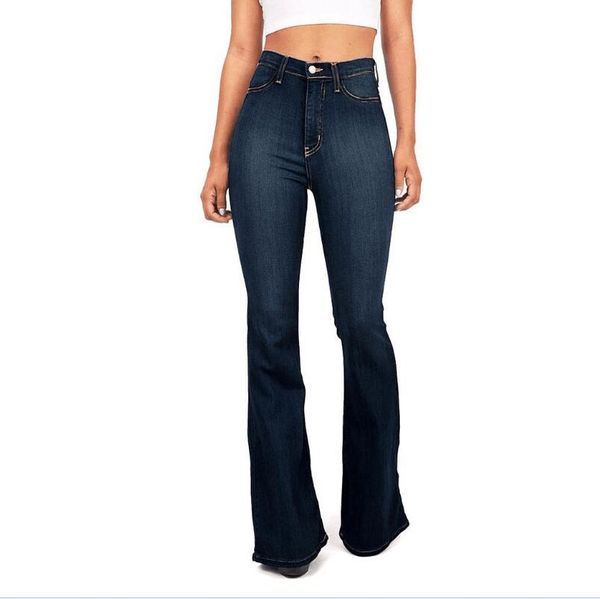 women's pants high waist slim jeans europe american women wide leg loose stretch casual fashion trousers s-4xl nk003, Blue
women's pants high waist slim jeans europe american women wide leg loose stretch casual fashion trousers s-4xl nk003, Blue