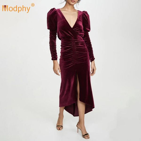 v-neck bubble long-sleeved belt pleated velvet split dress 2021 autumn bodycon club party mid-length vestidos casual dresses, Black;gray
v-neck bubble long-sleeved belt pleated velvet split dress 2021 autumn bodycon club party mid-length vestidos casual dresses, Black;gray