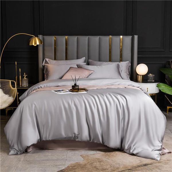 bedding sets premium 600tc lyocell tencel set ultra soft silky pink gray reversible duvet cover with zipper bed sheet pillow shams
bedding sets premium 600tc lyocell tencel set ultra soft silky pink gray reversible duvet cover with zipper bed sheet pillow shams