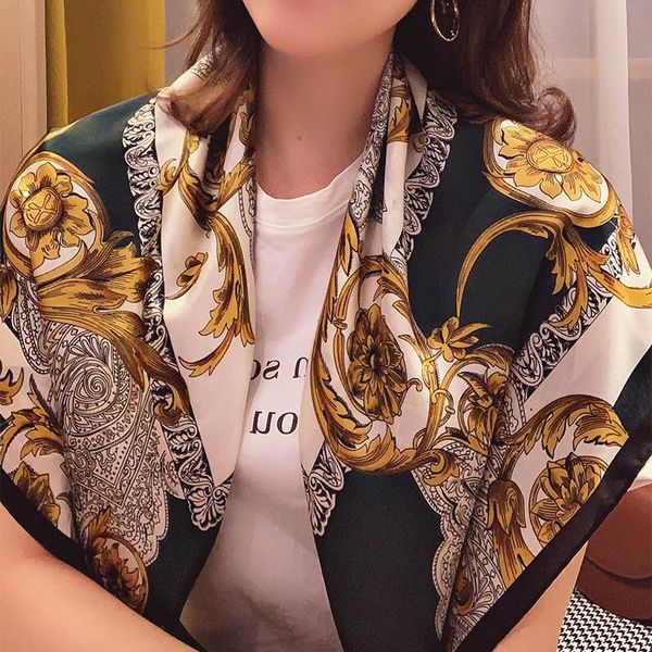 scarves fashion headcloth bandana female 90x90cm neckerchief 2021 high-grade satin silk scarf kerchief summer sunscreen print shawl, Blue;gray
scarves fashion headcloth bandana female 90x90cm neckerchief 2021 high-grade satin silk scarf kerchief summer sunscreen print shawl, Blue;gray