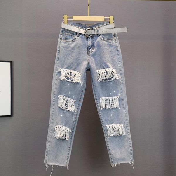 hole jeans for women 2021 spring summer high waist loose diamond mesh tassel straight jean pants girls lady blue denim trouser women's
hole jeans for women 2021 spring summer high waist loose diamond mesh tassel straight jean pants girls lady blue denim trouser women's
