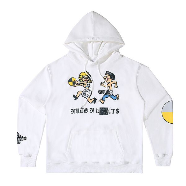 sweater hoodie fleeces fashion autumn and winter couple's sweater hooded solid stable big v cartoon personality coat, Black
sweater hoodie fleeces fashion autumn and winter couple's sweater hooded solid stable big v cartoon personality coat, Black