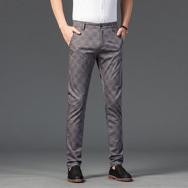 men's pants 7 colors classic plaid casual 2021 spring fashion business 97% cotton stretch straight trousers male brand, Black
men's pants 7 colors classic plaid casual 2021 spring fashion business 97% cotton stretch straight trousers male brand, Black