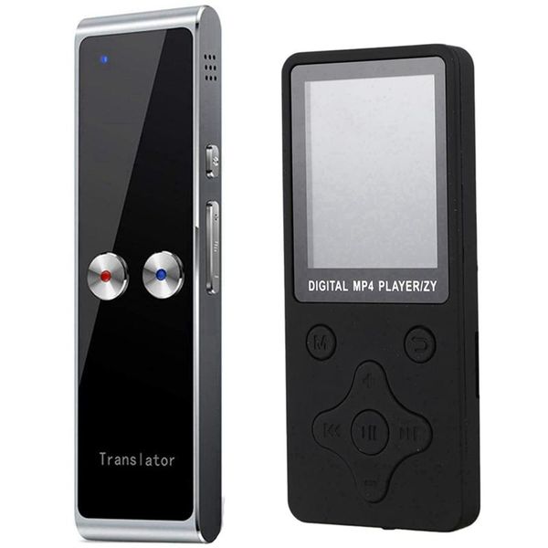 & mp4 players 2 set accessories: 1 smart translator device mini mp3 player with built in speaker black
& mp4 players 2 set accessories: 1 smart translator device mini mp3 player with built in speaker black