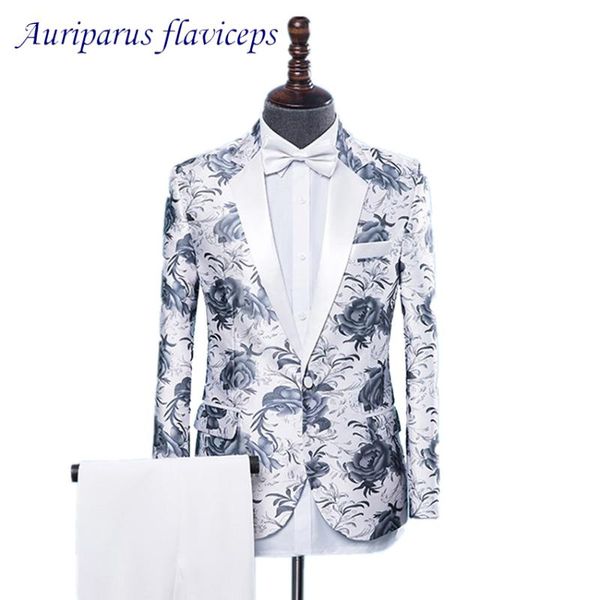 auriparus flaviceps floral groom tuxedos 2 pieces groomsman suit costumes white pant printed suits performance man stage men's & blazer, White;black
auriparus flaviceps floral groom tuxedos 2 pieces groomsman suit costumes white pant printed suits performance man stage men's & blazer, White;black