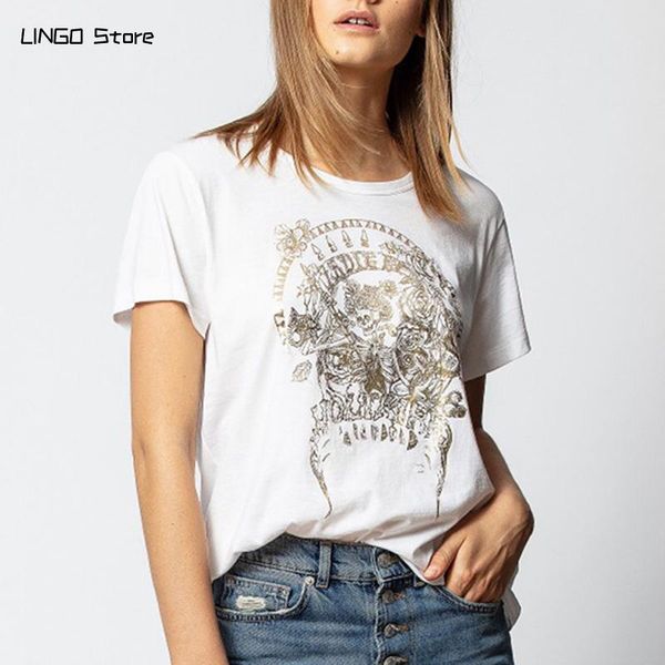 skull flowers graphic neutral tee women 2021 summer short sleeve t shirt casual vintage hipster clothes creativity women's t-shirt, White
skull flowers graphic neutral tee women 2021 summer short sleeve t shirt casual vintage hipster clothes creativity women's t-shirt, White