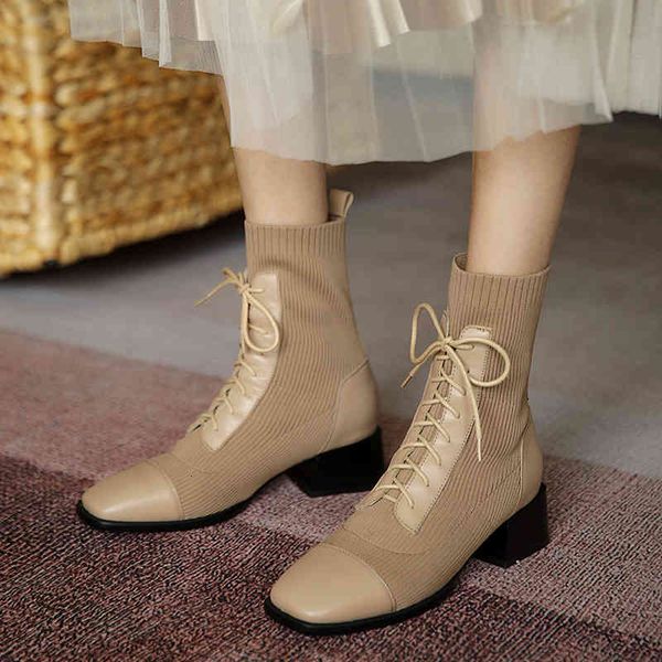 boots elegant women ankle boots autumn winter shoes concise cross-tied woman knitting high-heeled leather genuine stretcher pf1e, Black
boots elegant women ankle boots autumn winter shoes concise cross-tied woman knitting high-heeled leather genuine stretcher pf1e, Black