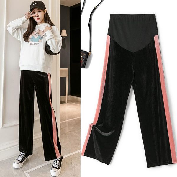 maternity bottoms pregnant women pleuche wide-legged pants waist support age season woman's abdomen loose leisure of, White
maternity bottoms pregnant women pleuche wide-legged pants waist support age season woman's abdomen loose leisure of, White